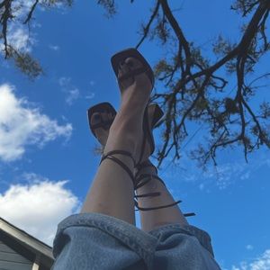 Steve Madden brown leather heels